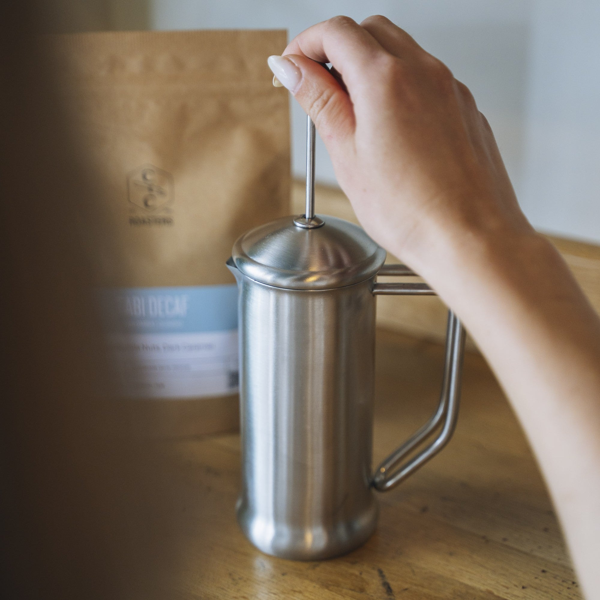 Stainless Steel Cafetiere Crosby Coffee