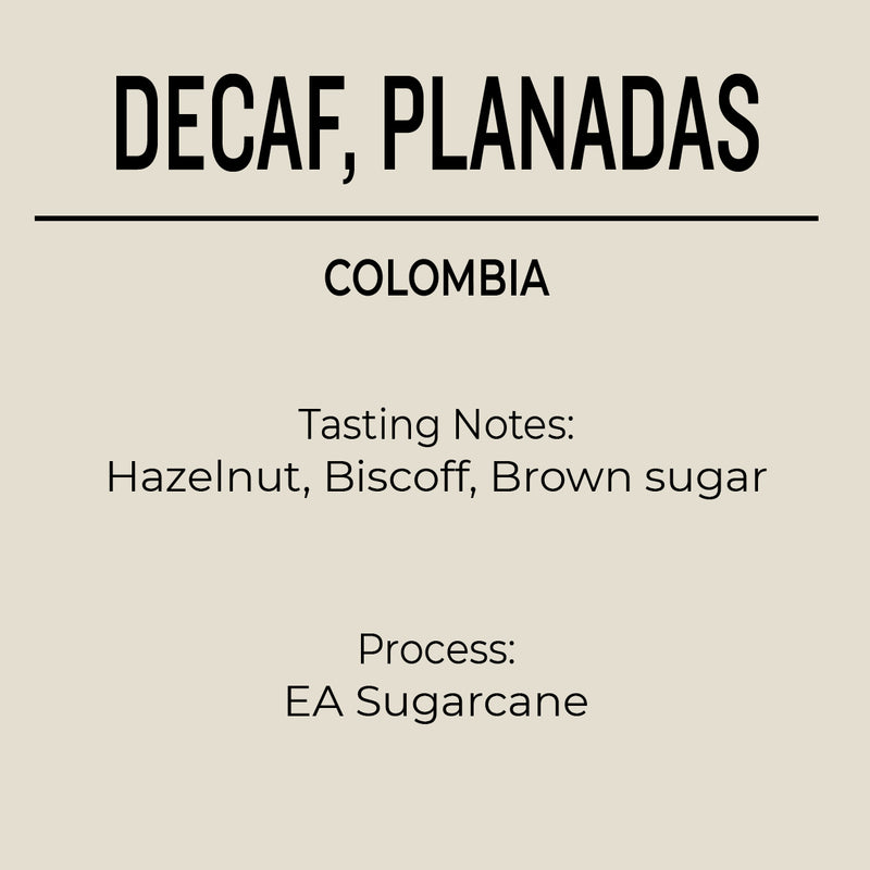 Decaf Colombia Planadas
