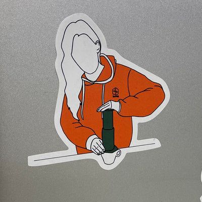 Crosby Coffee Laptop Sticker