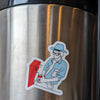 Crosby Coffee Laptop Sticker